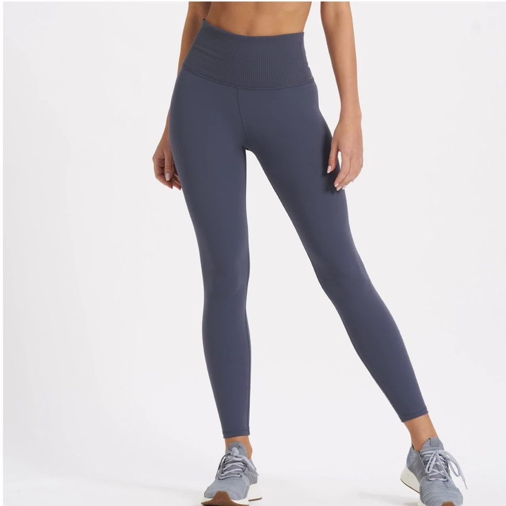 Vuori rib studio legging in azure